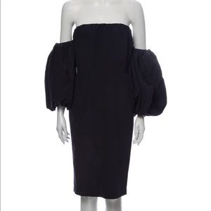 Stella McCartney Strapless Knee Length Dress